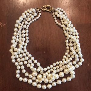Jcrew pearl bundle necklace